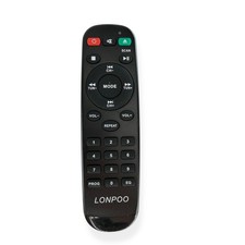 LONPOO Remote Control Black For LP-816 Replacement Unit