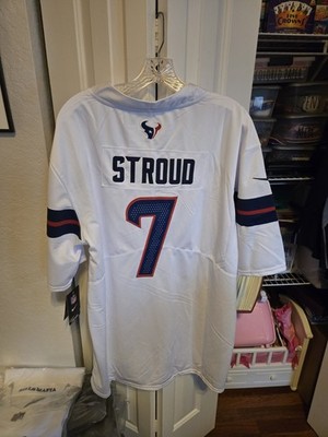 Huston Texans Cj Stroud Jersey White #7 New With Tags Men's Xl | eBay