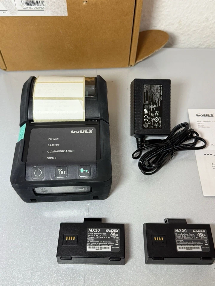 Etikettendrucker Thermodrucker Thermodirektdrucker Godex MX30i - Bild 3 von 4