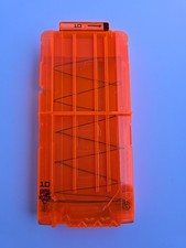 Nerf N-Strike Elite 10 Round Foam Dart Ammo Clip Magazine Orange