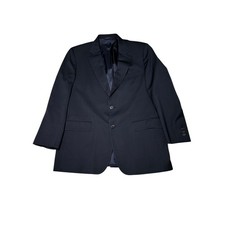 Brooks Brothers 1818 Madison Black Blazer Made in USA Business Career Size 46