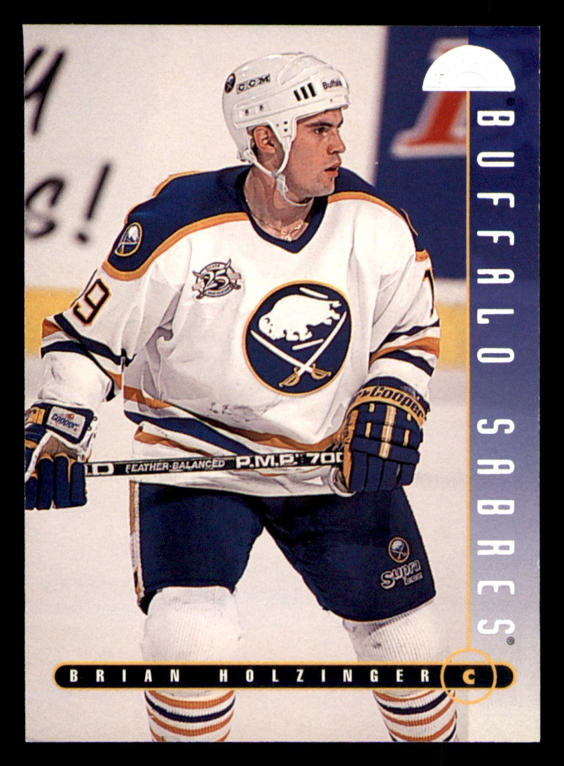 1995-96 Leaf #250 Brian Holzinger Sabres RC