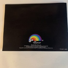 oval seal Pictionary complete in box nintendo nes game nr-MINT rev-a power play