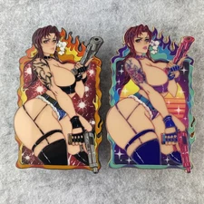 Black Lagoon Revy Fighter Anime Cartoon Enamel Pin