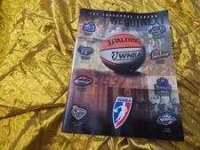 WNBA INAUGURAL SEASON PROGRAM BOOK 56pg WOMEN'S NATIONAL BASKETBALLL ASSOCIATION
