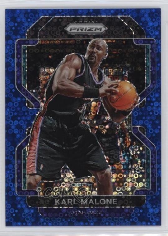 2021-22 Panini Prizm Fast Break Blue Prizm 116/150 Karl Malone #259 HOF o7m