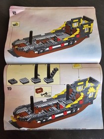 LEGO Set 6285 Manual Instructions ONLY Black Seas Barracuda 1989
