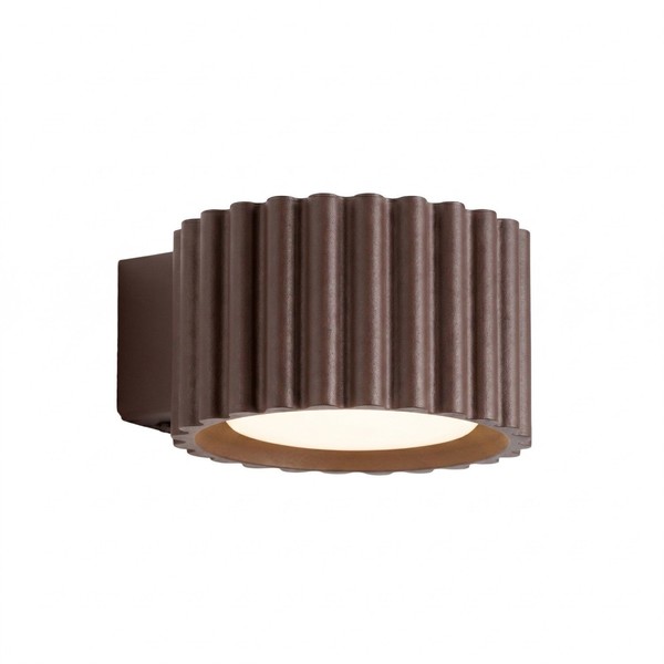 Wandleuchte Wohnzimmer Aluminium Braun GX53 Schlafzimmer B:10 Cm Wandlampe Flur-image