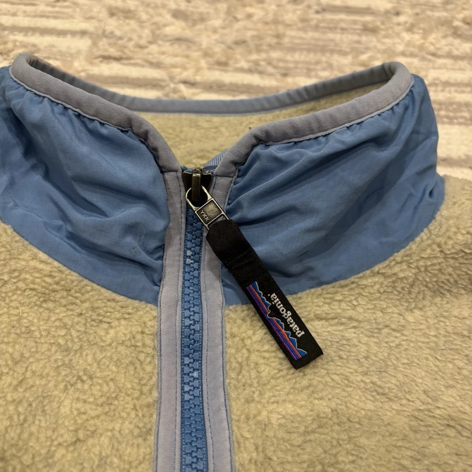 Lã Patagonia Synchilla Marsupial 1/2 zíper feminino pequeno raro caminhada ao ar livre - Imagem 4 de 4