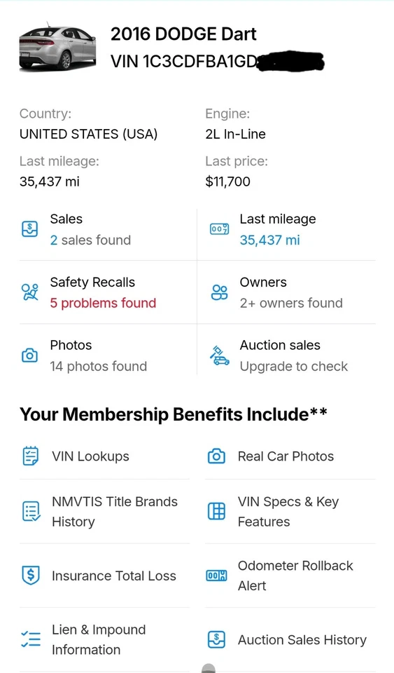 Barra estabilizadora trasera Dodge Dart 13-16 barra estabilizadora código de opción SDC SOLO OEM Foto 3 de 4