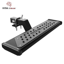 for 2" Trailer Hitch Receiver Rear Bumper Towing Hitch Step Bar Guard Black