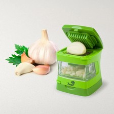 Zeal Garlic Press Dicer, Chopper, Crusher, Squeezer. Complete with Garlic Peeler