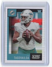 2020 Panini Chronicles Score Update Rookies Tua Tagovailoa RC Silver Miami