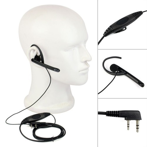 Communication Mic Headset Accessoires 2-Pin ��couteur Ptt Microphone Utile