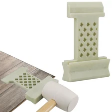 4-in-1 Laminate Floor Installation Tool – Nylon Tapping Block, Large, Green