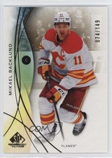 2024-25 Upper Deck SP Game Used Gold 74/149 Mikael Backlund #85 5ya