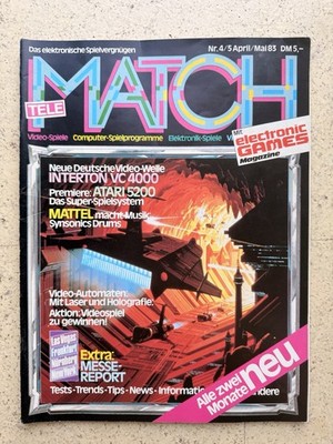 TeleMatch 4/5 1983   Atari 2600 5200, Interton VC4000, River Raid, Tron -rar-