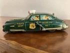 Vintage Marx tin lithographed Dick Tracy 11” Clockwork Squad Car 1949
