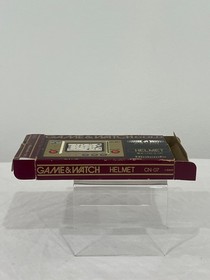 1981 Nintendo Game&Watch HELMET NICE CONDITION WITH NICE BOX WORKS GREAT