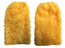 Fellstulpen Bein Stulpen Plüschstulpen Fasching Karneval 80er 90er 10 Farben