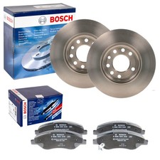 BOSCH BREMSSCHEIBEN 278mm + BELÄGE VORNE passend für OPEL CORSA D 1,4i + 1,7CDTI
