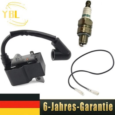 Zündspule Für Husqvarna 125B 125BX 125BVX HVA125BX Gebläse mit Zündkerze DE