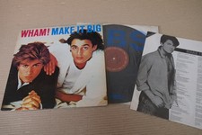 WHAM GEORGE MICHAEL MAKE IT BIG 1984 KOREA LP 12" w/INSERT KJPL-0410