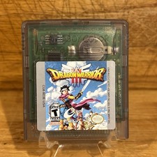 Dragon Warrior III Nintendo Game Boy Color GBC Cartridge Tested & Working