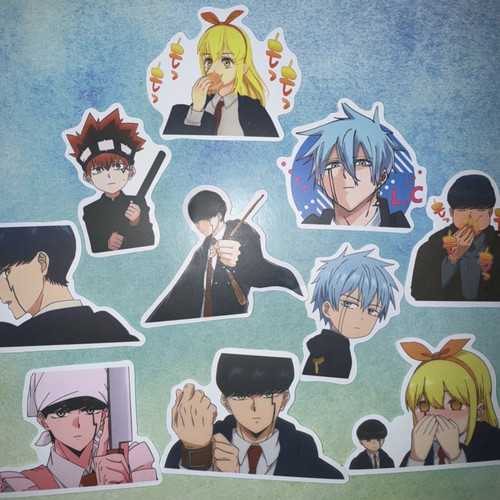 10 Mashle: Magic and Muscles Anime Manga Stickers Sticker Cute Kawaii Anime Japa