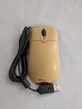 Microsoft Wheel Mouse Optical 1.1A Beige Retro Gaming Mouse USB P/N X08-18741