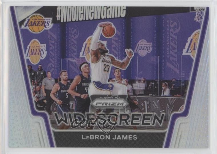 2020-21 Panini Prizm Widescreen Silver Prizm LeBron James #1 yf4