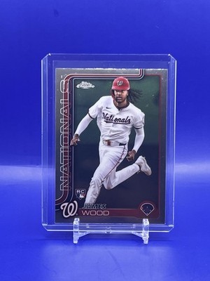 2025 Topps Chrome James Wood Rookie Card #132 – Washington