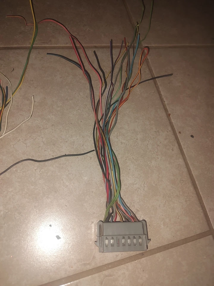 1992 1993 Ford Mustang painel de instrumentos chicote de fios pigtail 5.0 fabricante de equipamento original - Imagem 2 de 3