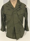 Original Vietnam War US Army Ripstop Poplin OG-107 Class 1 Top Size Small-Reg — photo 1