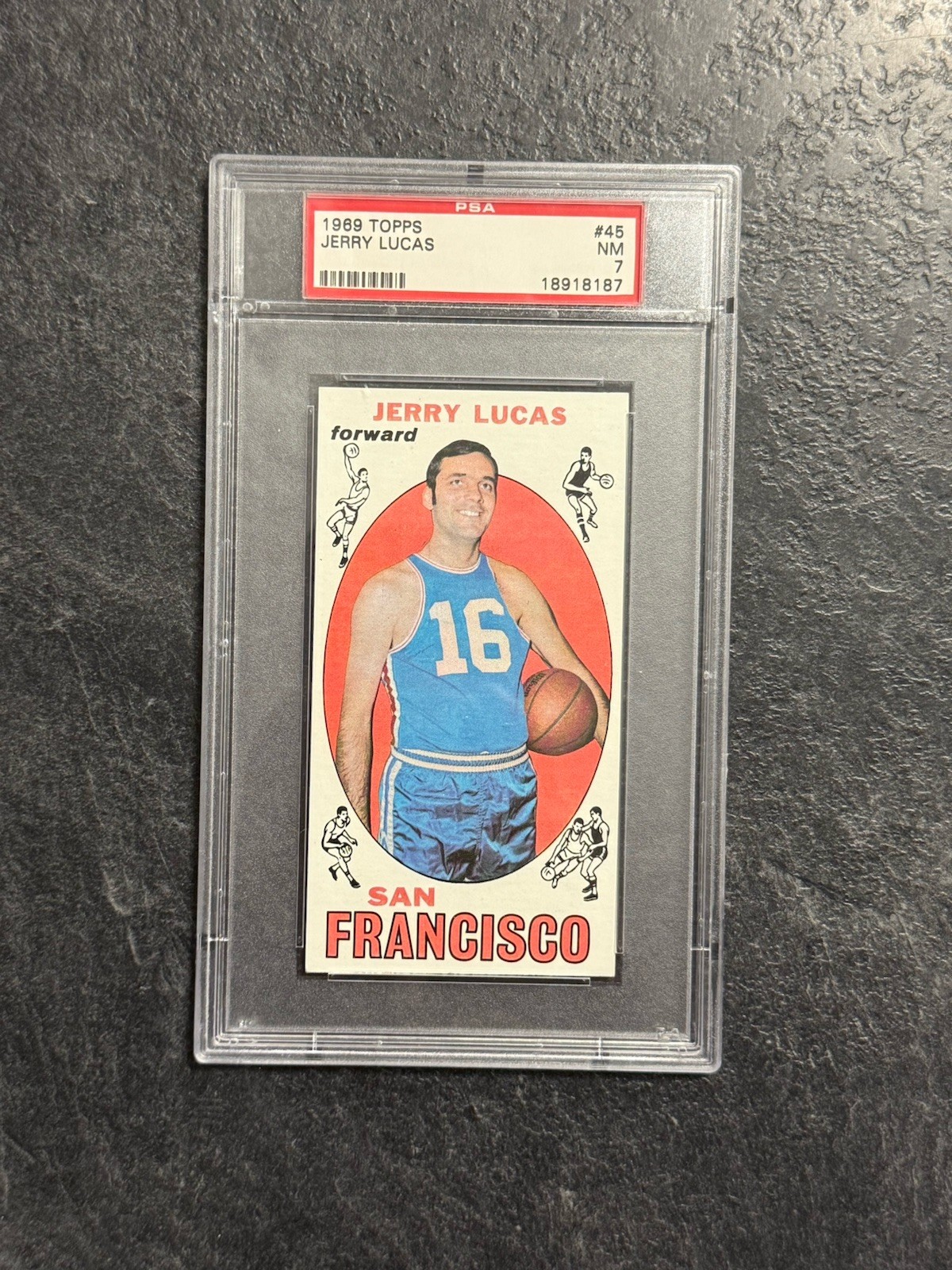1969-70 Topps Jerry Lucas #85 Rookie PSA 7 NM Warriors