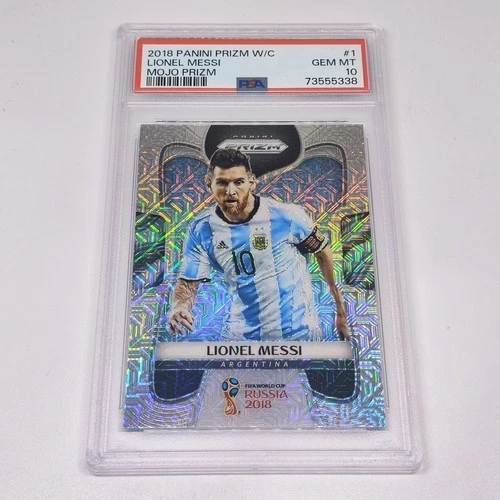 2018 Panini Prizm World Cup Prizms Mojo #1 LIONEL MESSI PSA 10!!