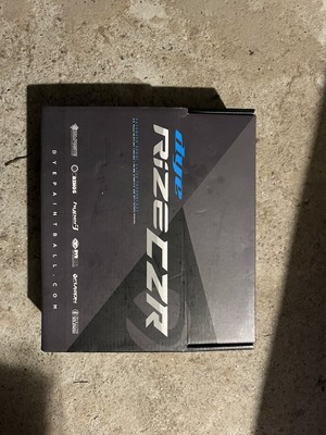 Dye Rize CZR Paintball Markierer, Schwarz Grau, Cal 68, Komplett Set 