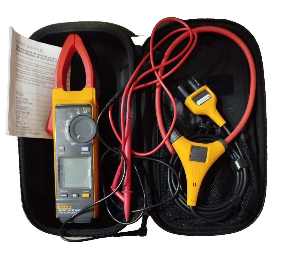 Pinza amperimétrica Fluke 393 FC True-RMS – 1500V CAT III compacta clasificac... - Imagen 4 de 4