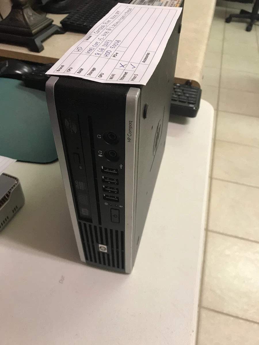 HP Compaq Elite 8300 Small Form Factor (SFF) PC Desktops and All
