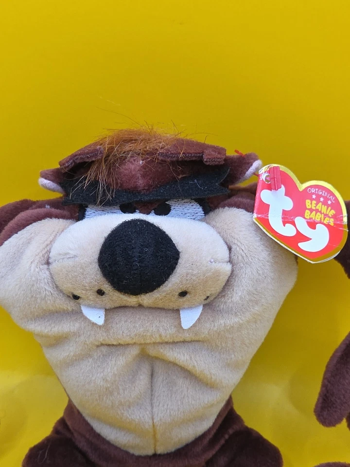 Ty Beanie Baby - TAZ the Tasmanian Devil Looney Tunes 8 pulgadas Foto 2 de 4