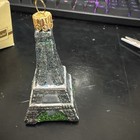 Eiffel Tower Paris France Blown Glass Christmas Ornament Poland — photo 7