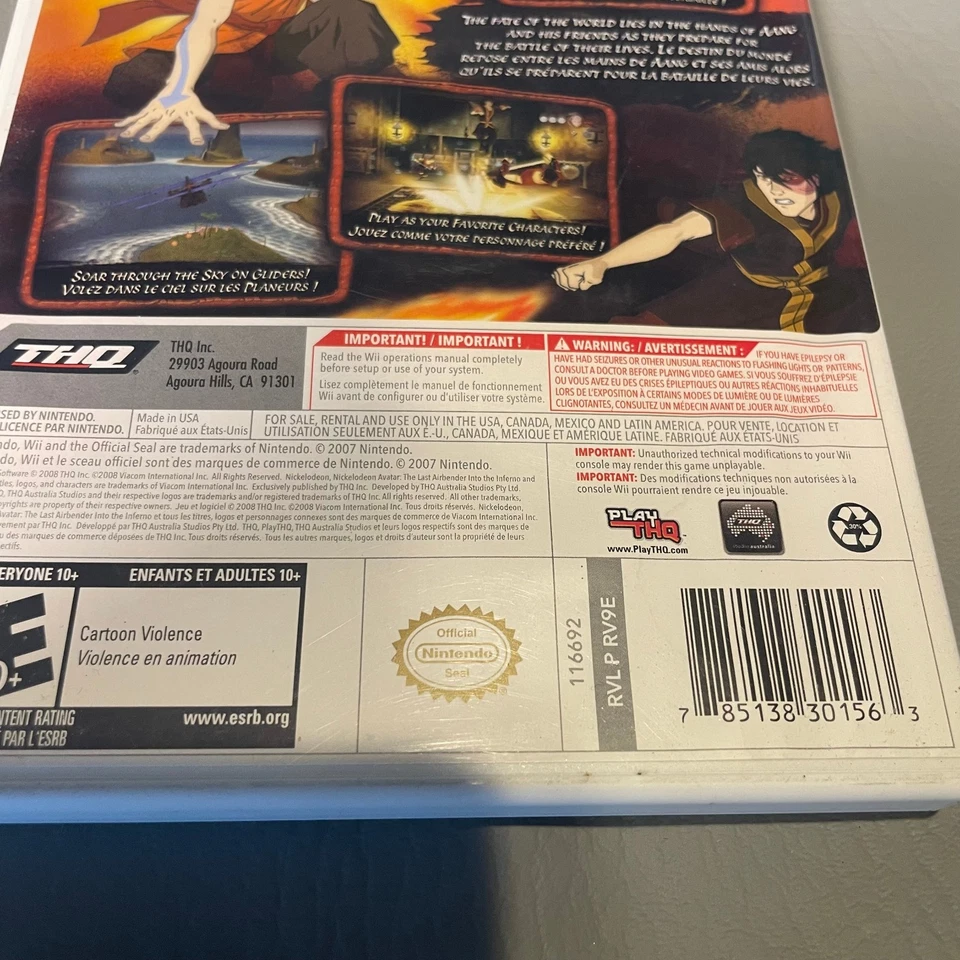 Avatar: The Last Airbender - Into the Inferno (Nintendo Wii, 2008) Foto 4 de 4
