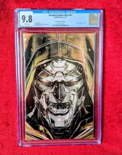 Amazing Spider-Man #61 CGC 9.8 John Giang Virgin BTC Gold LTD to 500 W/ COA NEW