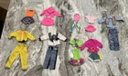 Lot 9 Vintage 90's BARBIE Doll GENUINE Outfits, Ken Track Suit, Pretty Hearts