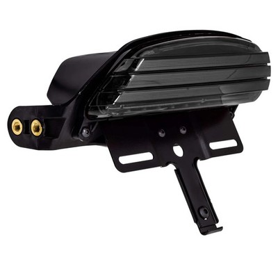 Eagle Lights Bobtail Tri-Bar Smoke LED Tail Light Harley-Davidson Softail Model