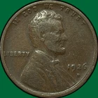 1926-D Lincoln Wheat Cent Very Fine VF Coin #32845