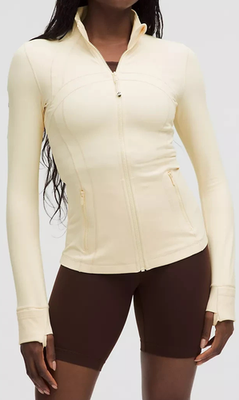 Lululemon Define Jaket Nulu サイズ6 ベージュ LULULEMON DEFINE