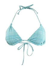 Solid & Striped Women's Iris Reversible Swim Top Separates Swimsuit(S, Cerulean)