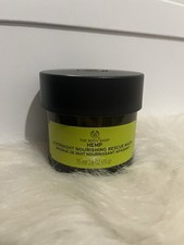 Image of The Body Shop Hemp Overnight Nourishing Rescue Face Mask 75ml Vegan, NEW, Discon