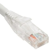 ICC PATCH CORD CAT5e CLEAR BOOT 25' WHITE ICPCSP25WH UPC 633758095181 - Insta...